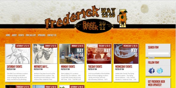 Frederick Beer Week Web Site