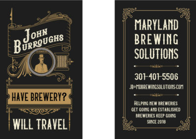 John Burroughs Business Cards